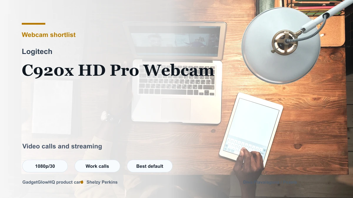 Logitech C920x HD Pro Webcam product image