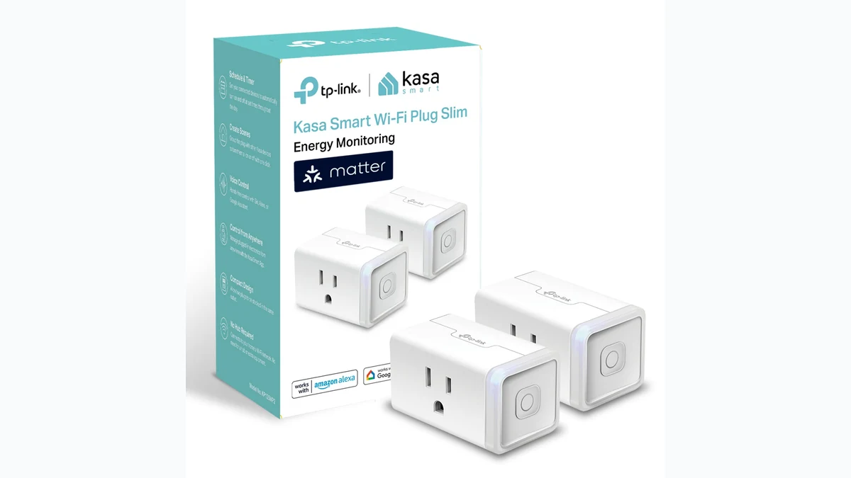 Kasa Smart Plug Mini KP125M (Matter, 2-Pack) product image